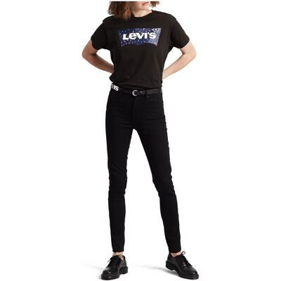 Levi's Jeans 721 Hr Skinny Nero Donna 27 Levi's Jeans 721 Hr Skinny Nero Donna 27