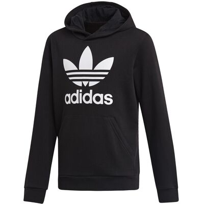 ADIDAS ORIGINALS felpa palestra big logo nero bambino 7-8 Anni ADIDAS ORIGINALS felpa palestra big logo nero bambino 7-8 Anni