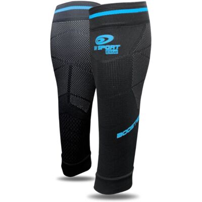 BV Sport Booster Elite Evo2 Nero Azzurro Calze Compressione Running Uomo S BV Sport Booster Elite Evo2 Nero Azzurro Calze Compressione Running Uomo S