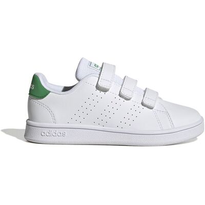 ADIDAS Advantage Cf C Ps Bianco Verde Sneakers Bambino EUR 30 / UK 11.5k ADIDAS Advantage Cf C Ps Bianco Verde Sneakers Bambino EUR 30 / UK 11.5k