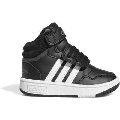 ADIDAS Hoops Mid 3.0 Ac I Td Nero Bianco Sneakers Bambino EUR 23 ADIDAS Hoops Mid 3.0 Ac I Td Nero Bianco Sneakers Bambino EUR 23