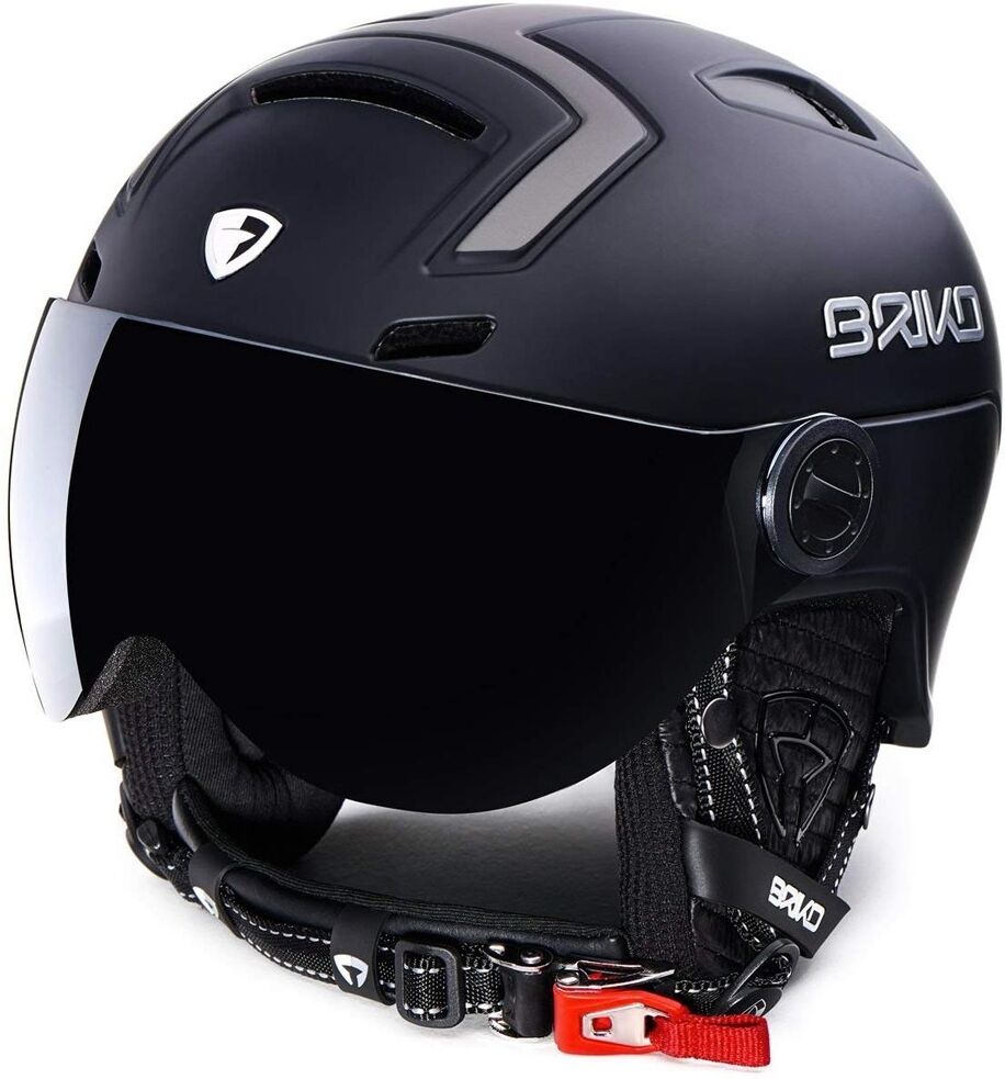 Briko Casco Sci Stromboli 1 Visor Nero Opaco XL Briko Casco Sci Stromboli 1 Visor Nero Opaco XL
