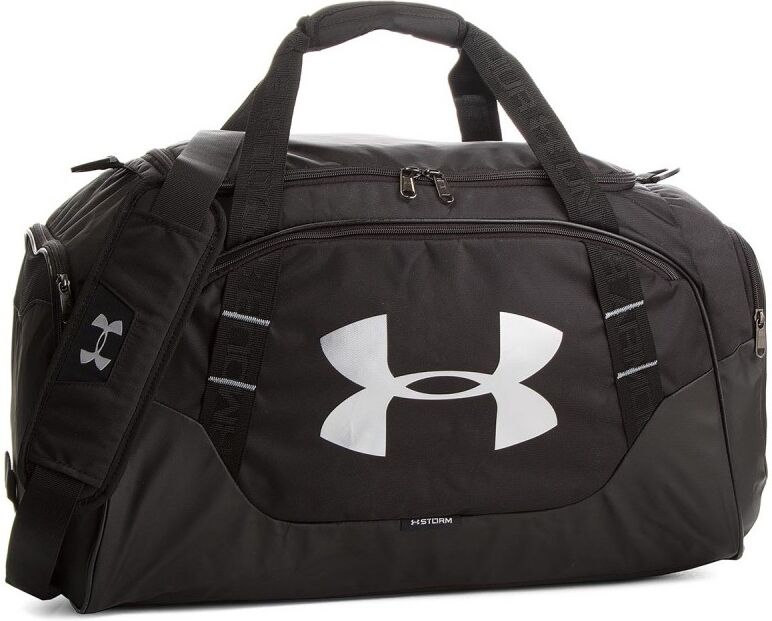 Under Armour Borsone Palestra U Duffle 3.0 Nero Argento Uomo TU Under Armour Borsone Palestra U Duffle 3.0 Nero Argento Uomo TU