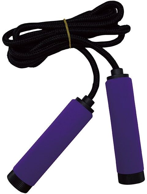 Get Fit Corda Per Saltare In Spugna 2,75 mt Viola Nero TU Get Fit Corda Per Saltare In Spugna 2,75 mt Viola Nero TU