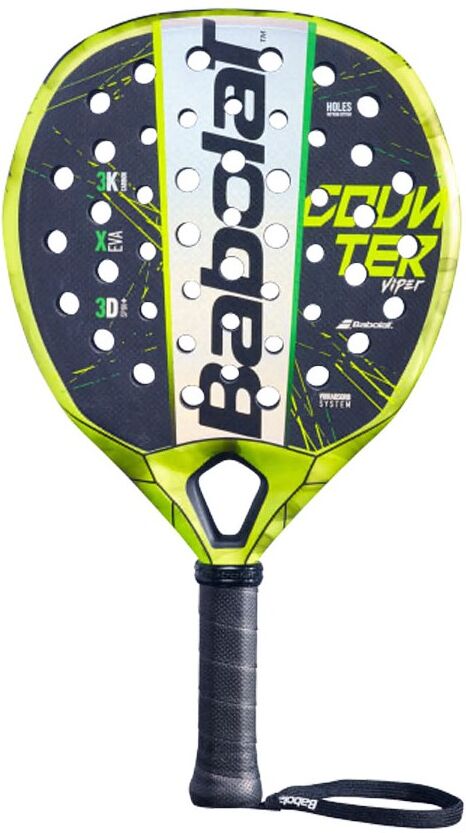 Babolat Counter Viper Lime Nero Racchetta Padel Uomo TU