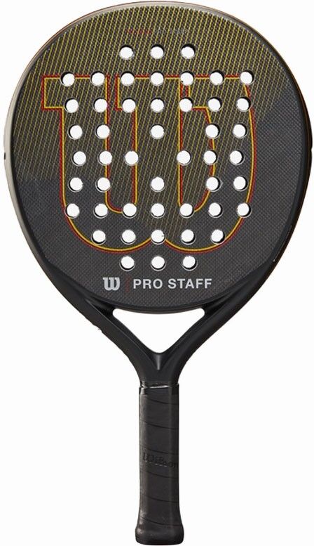 Wilson Pro Staff V2 Nero Rosso Giallo Racchetta Padel Uomo TU