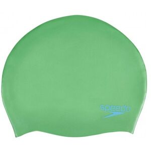 Speedo Cuffia Silicone Plain Moulded Junior Verde TU