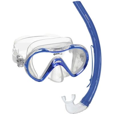 Mares Set Combo Seahorse Blu Clear Bambino TU Mares Set Combo Seahorse Blu Clear Bambino TU