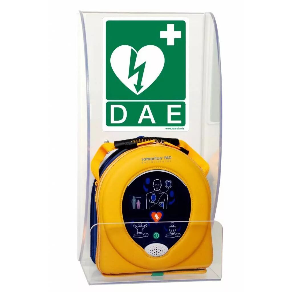 ARKY PLEX &ndash; Supporto da parete in plexiglass per defibrillatori DAE
