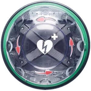 Teca per defibrillatore da interni impermeabile &#8220;Rotaid Solid Plus&#8221; &#8211; Verde e frecce rosse