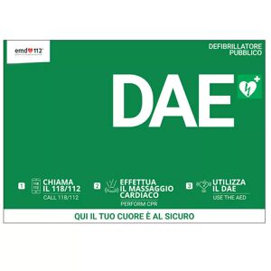 Pannello defibrillatore per teche a muro- 70&#215;100 cm &#8211; Forex