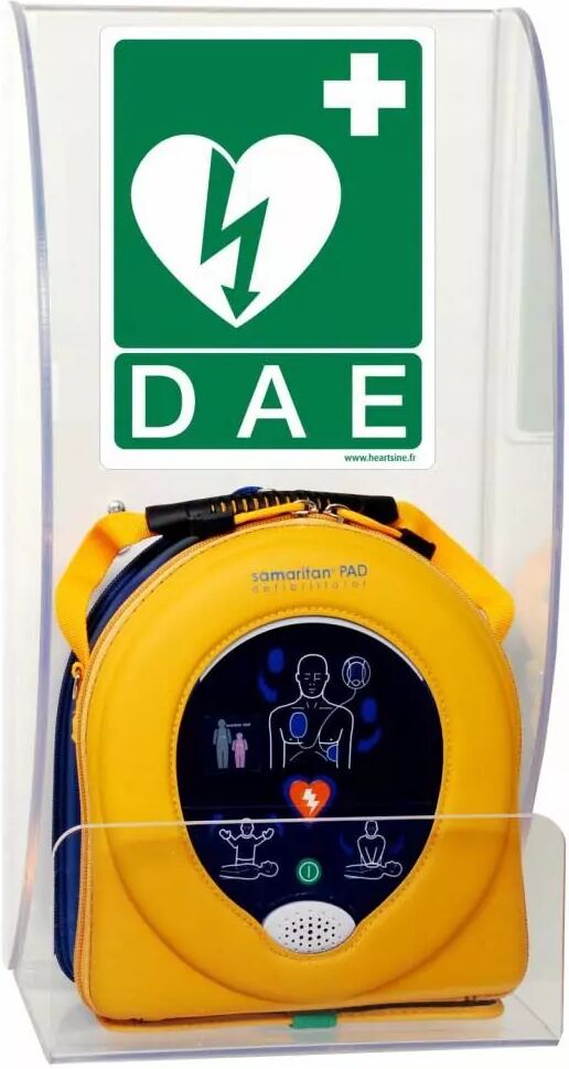 ARKY PLEX &ndash; Supporto da parete in plexiglass per defibrillatori DAE