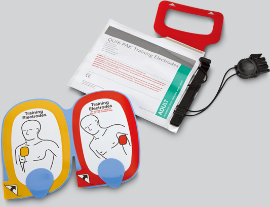 Kit piastre per trainer LIFEPAK CR Plus / EXPRESS – Versione con cavo e custodia Kit piastre per trainer LIFEPAK CR Plus / EXPRESS – Versione con cavo e custodia