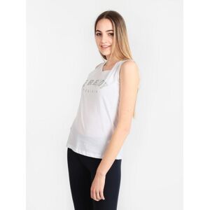 Freddy Canotta giricollo donna con scritta T-Shirt e Top donna Bianco taglia XS