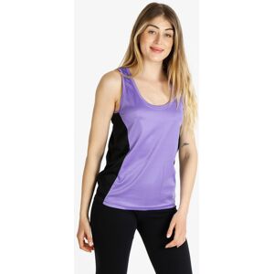 Athl Dpt Canotta sportiva donna bicolor T-Shirt e Top donna Viola taglia S