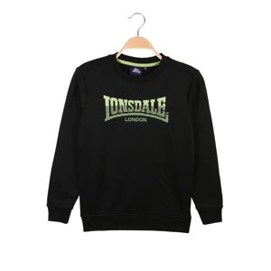 Lonsdale Felpa girocollo da bambino Felpe bambino Nero taglia 09/10