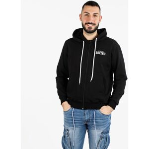 Xtreme Boxing Felpa sportiva da uomo con cappuccio e zip Felpe uomo Nero taglia M