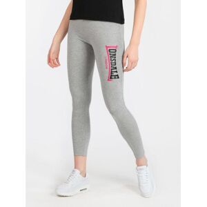 Lonsdale Leggings sportivo donna con scritta Pantaloni e shorts donna Grigio taglia XL