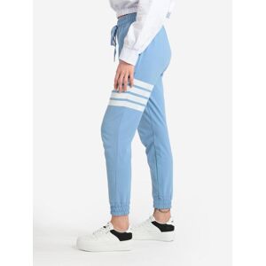 Timiami Collection Pantaloni in felpa donna con strisce Pantaloni e shorts donna Blu taglia Unica