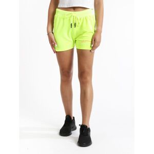 Millennium Shorts sportivi fluo Pantaloni e shorts donna Giallo taglia XXL