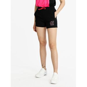 Athl Dpt Shorts sportivi in cotone donna con coulisse Pantaloni e shorts donna Nero taglia XXL