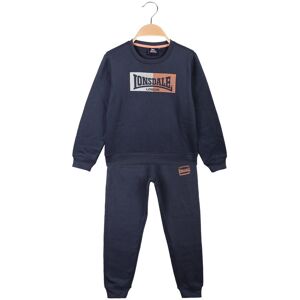 Lonsdale Tuta da bambino 2 pezzi felpata Felpe bambino Blu taglia 04