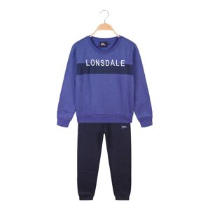 Lonsdale Tuta felpata da bambino 2 pezzi Felpe bambino Blu taglia 06