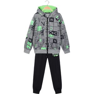 Mouset Tuta sportiva da bambino 3 pezzi con cappuccio e zip Tute Sportive bambino Grigio taglia 04