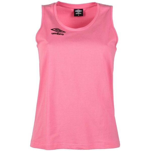 umbro canotta donna sportiva in cotone t-shirt e top donna fucsia taglia m