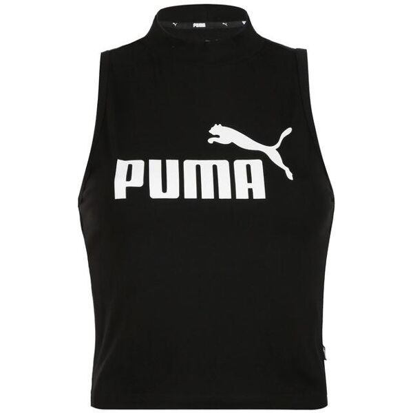 puma ess high neck tank top sportivo donna t-shirt e top donna nero taglia xs