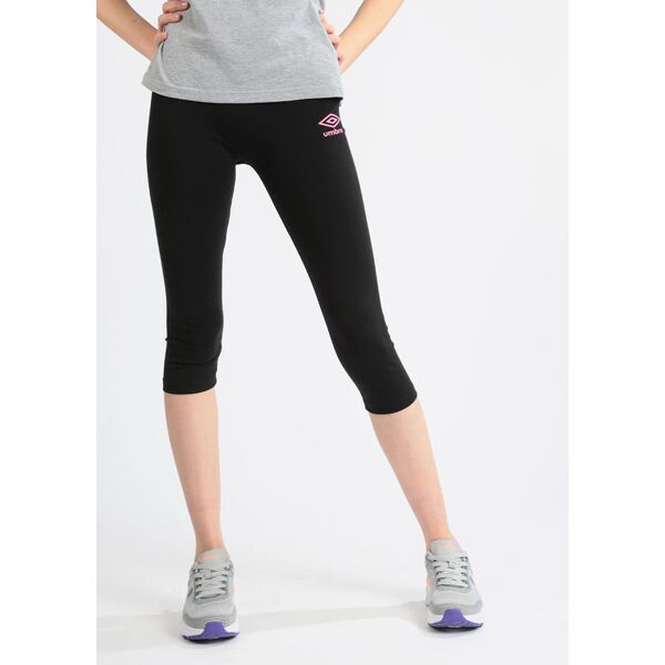 umbro leggings donna a pinocchietto pantaloni e shorts donna nero taglia m