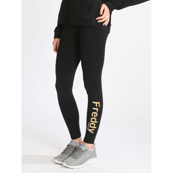 freddy leggings sportivi da donna pantaloni e shorts donna oro taglia l