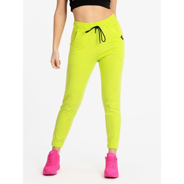 dekuba pantaloni sportivi donna con polsino pantaloni e shorts donna verde taglia s