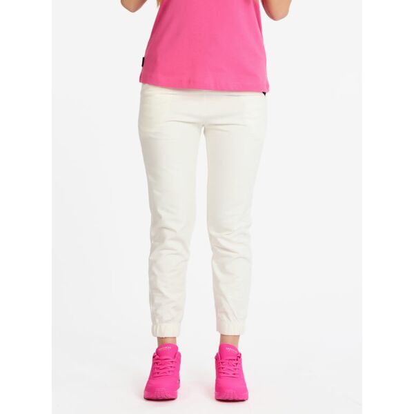 dekuba pantaloni sportivi donna con polsino pantaloni e shorts donna bianco taglia m