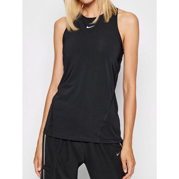 nike pro canotta in mesh donna t-shirt e top donna nero taglia l