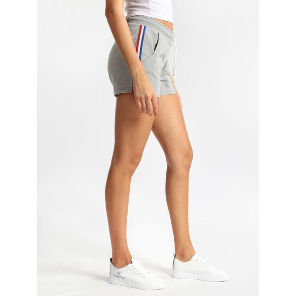 the people rep shorts sportivi con strisce laterali pantaloni e shorts donna grigio taglia m