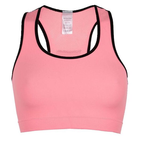 bellissima top sportivo in microfibra t-shirt e top donna rosa taglia m/l