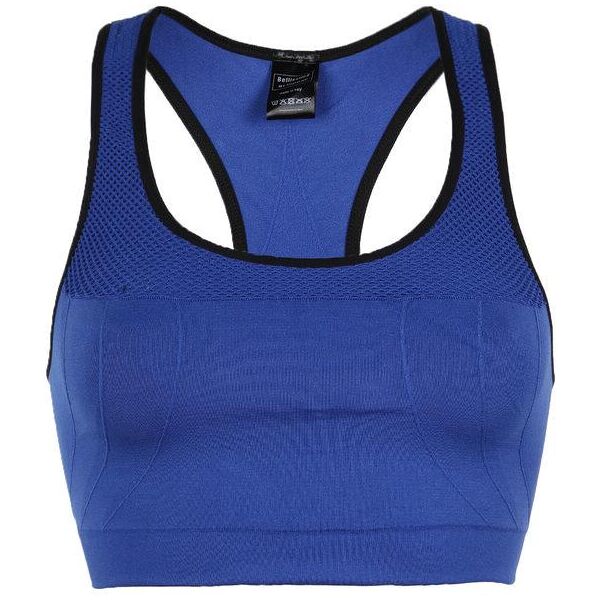 bellissima top sportivo t-shirt e top donna blu taglia l/xl