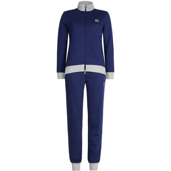 laura biagiotti tuta sportiva felpata donna tute sportive donna blu taglia s