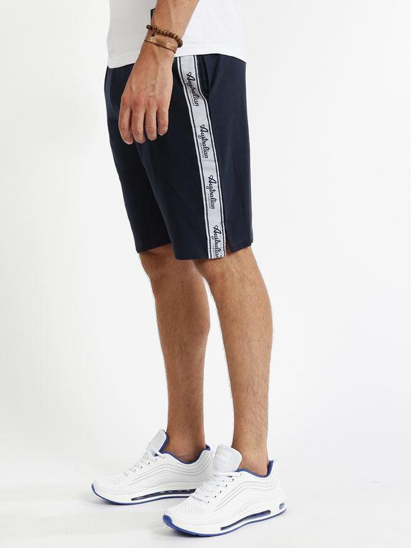 australian bermuda uomo sportivi in cotone pantaloni e shorts uomo blu taglia xl