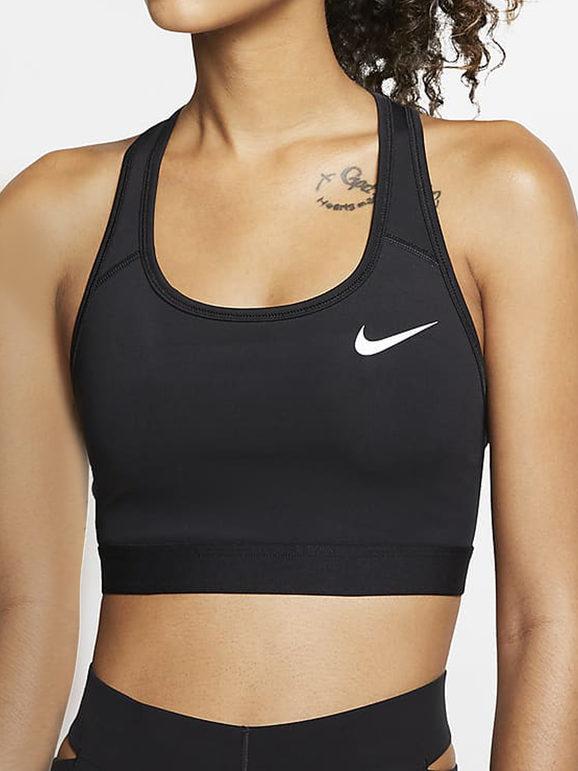 nike brassiere sportiva donna t-shirt e top donna nero taglia l