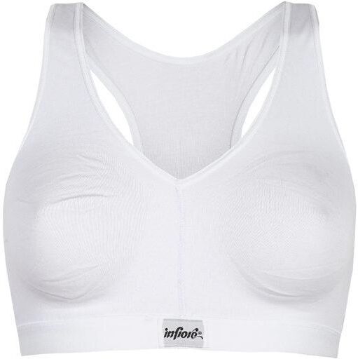 infiore brassière sportiva reggiseni donna bianco taglia l