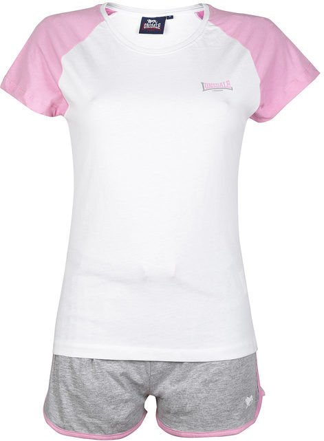 lonsdale completo corto sportivo donna tute sportive donna bianco taglia m