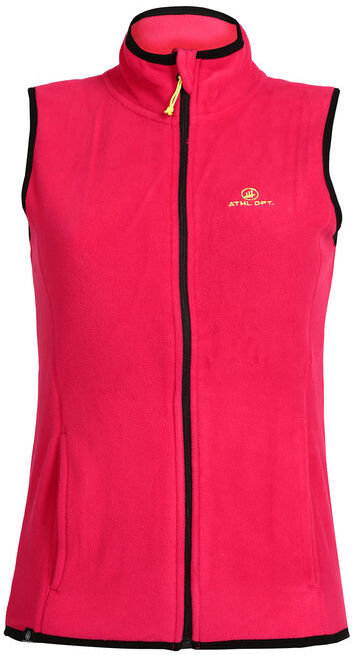 athl dpt gilet sportivo donna in pile smanicato donna fucsia taglia m