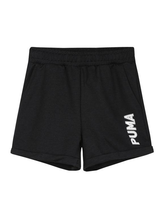 puma modern sports shorts sportivi pantaloni e shorts bambina nero taglia 13/14