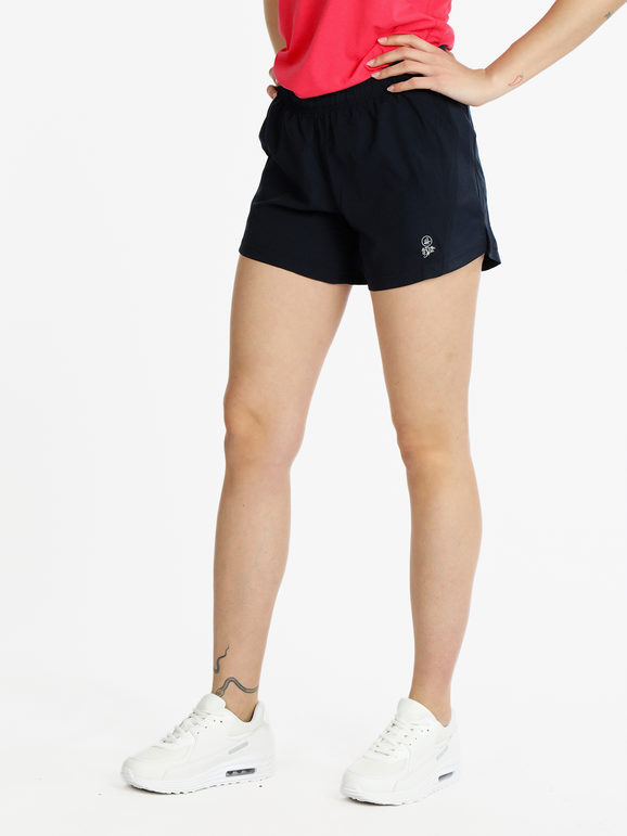 athl dpt shorts sportivi donna pantaloni e shorts donna blu taglia m