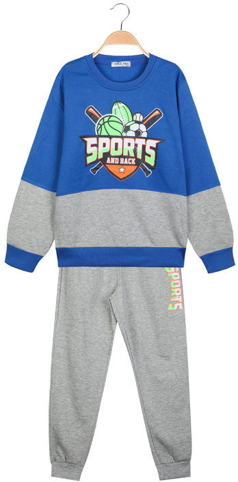 child face tuta sportiva da bambino 2 pezzi tute sportive bambino blu taglia 04