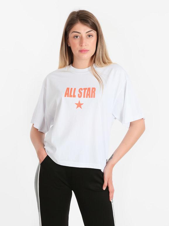 Converse t-shirt donna in cotone T-Shirt e Top donna Bianco taglia XS