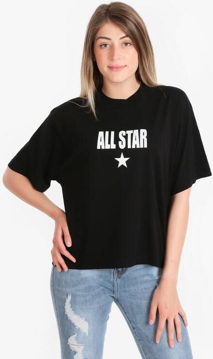 Converse t-shirt donna in cotone T-Shirt e Top donna Nero taglia XS