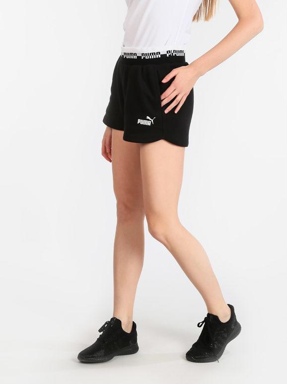 Puma Amplified Shorts Shorts in felpa donna Pantaloni e shorts donna Nero taglia M